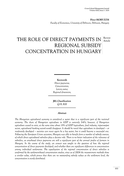 Volume XXII, Issue 2, Cross-Cultural Management Journal